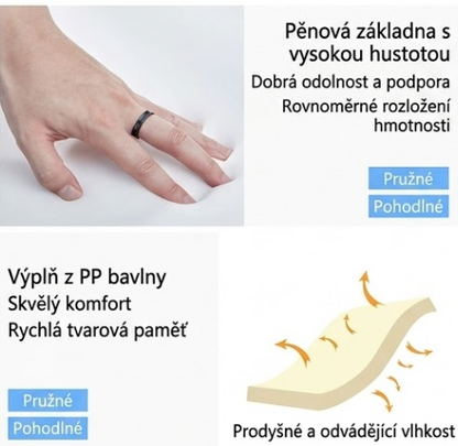 Ortopedický pelíšek s pratelným potahem
