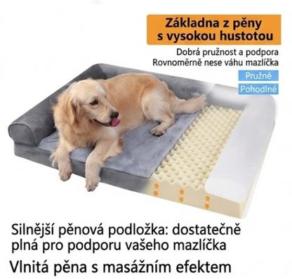 Ortopedický pelíšek s pratelným potahem